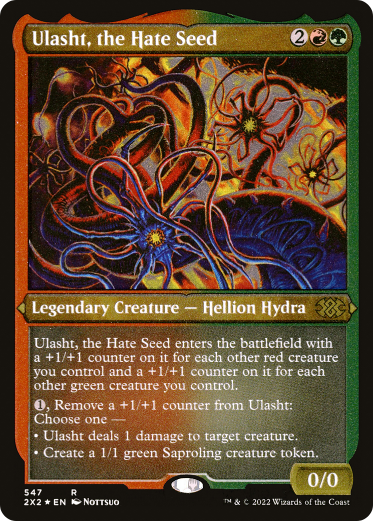 Ulasht, the Hate Seed (Foil Etched) (2X2-547) [Double Masters 2022] Foil