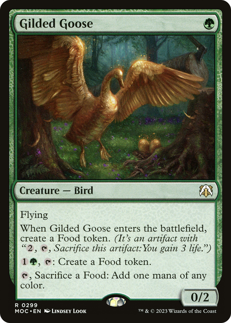 Gilded Goose (MOC-299) [March of the Machine Commander]