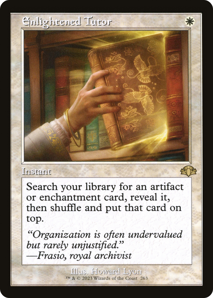 Enlightened Tutor (DMR-263) [Dominaria Remastered]