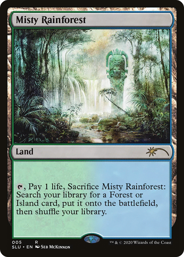 Misty Rainforest (SLU-005) [Secret Lair: Ultimate Edition]