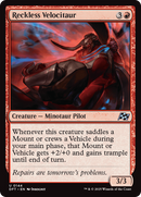 Reckless Velocitaur (DFT-144) [Aetherdrift] Foil