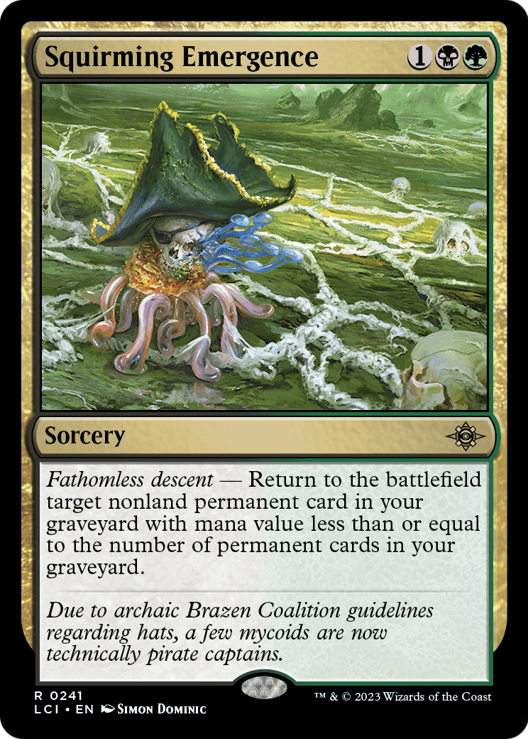 Squirming Emergence (LCI-241) [The Lost Caverns of Ixalan]