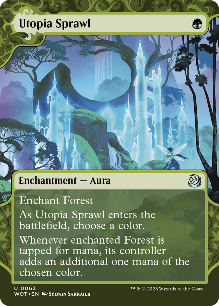 Utopia Sprawl (WOT-063) [Wilds of Eldraine: Enchanting Tales]: (Showcase) (Borderless)