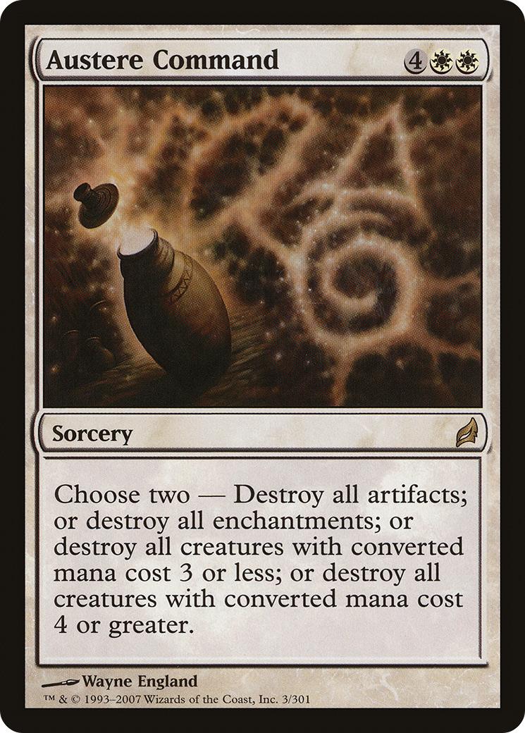 Austere Command (LRW-003) [Lorwyn] Foil