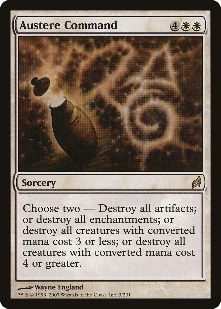 Austere Command (LRW-003) [Lorwyn] Foil