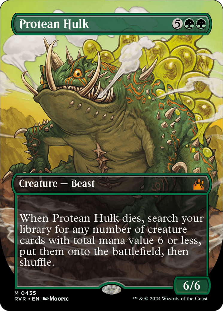 Protean Hulk (RVR-435) [Ravnica Remastered] (Borderless) Foil