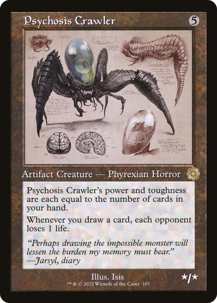 Psychosis Crawler (Schematic) (BRR-107) [The Brothers' War Retro Artifacts]