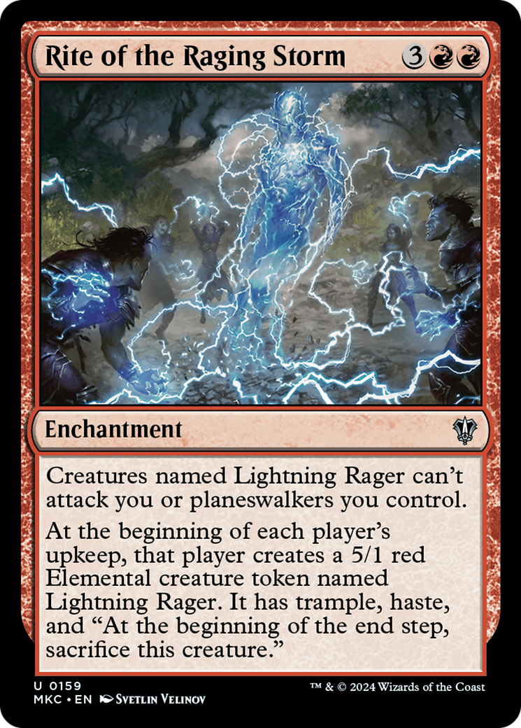 Rite of the Raging Storm (MKC-159) [Murders at Karlov Manor Commander]