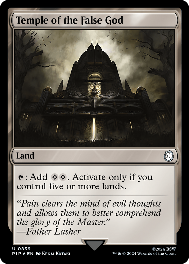 Temple of the False God (PIP-839) [Fallout] Foil