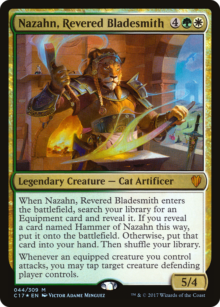 Nazahn, Revered Bladesmith (C17-044) [Commander 2017] Foil