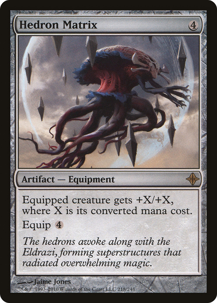 Hedron Matrix (ROE-218) [Rise of the Eldrazi] Foil
