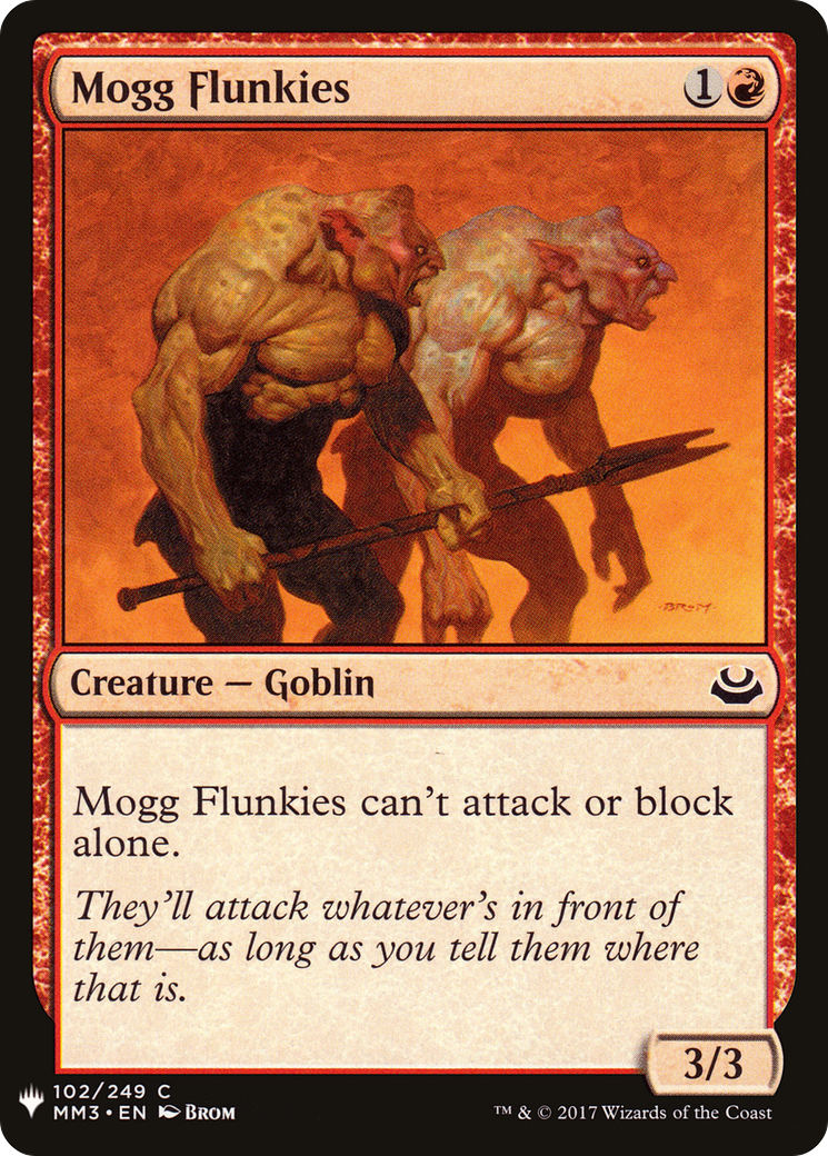 Mogg Flunkies (LIST-MM3-102) [The List]