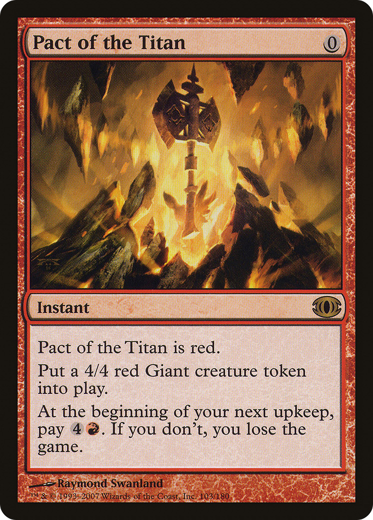 Pact of the Titan (FUT-103) [Future Sight] Foil