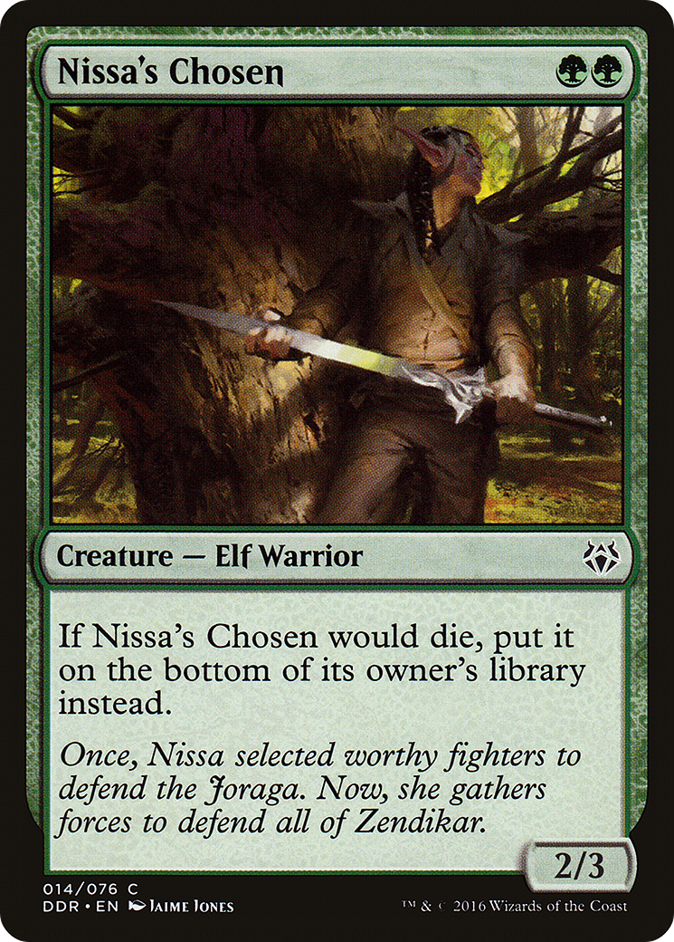 Nissa's Chosen (DDR-014) [Duel Decks: Nissa vs. Ob Nixilis]