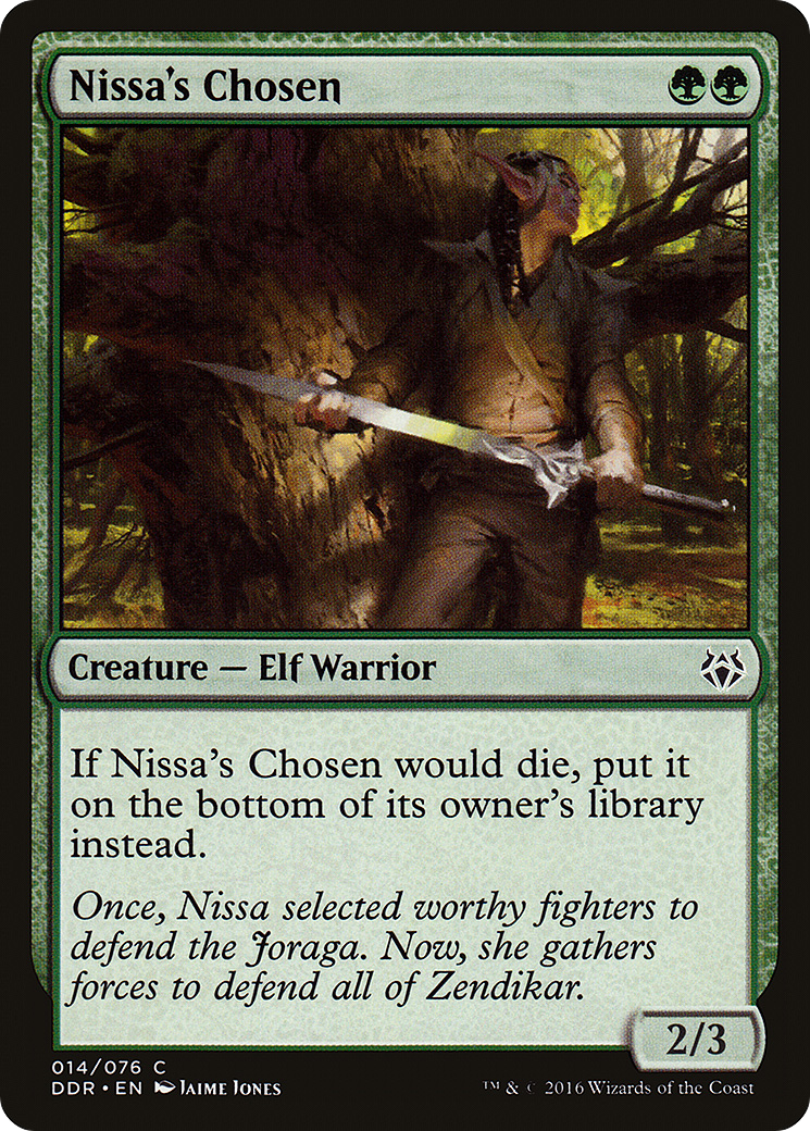 Nissa's Chosen (DDR-014) [Duel Decks: Nissa vs. Ob Nixilis]