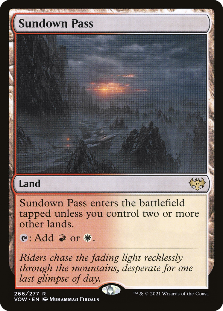 Sundown Pass (VOW-266) [Innistrad: Crimson Vow]