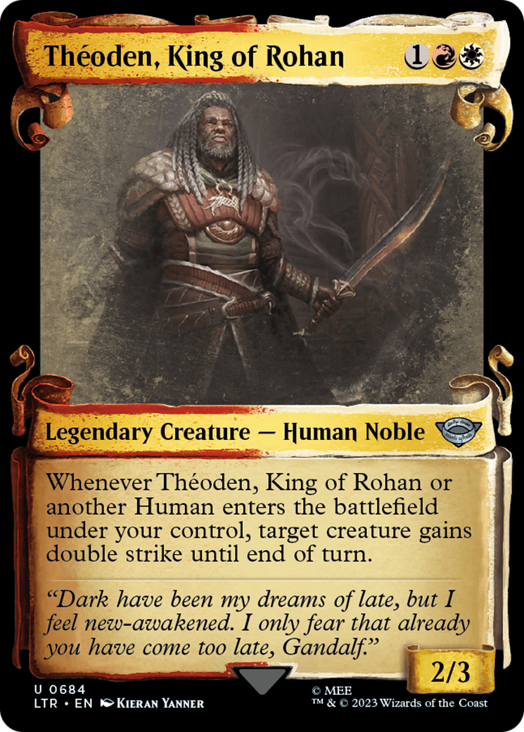 Théoden, King of Rohan (LTR-684) [The Lord of the Rings: Tales of Middle-earth]: (Showcase)