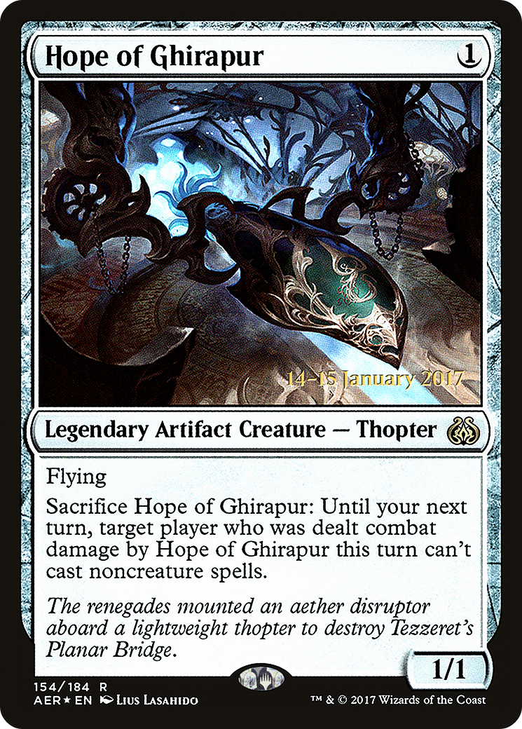 Hope of Ghirapur (PRE-154S) [Aether Revolt Promos] Foil