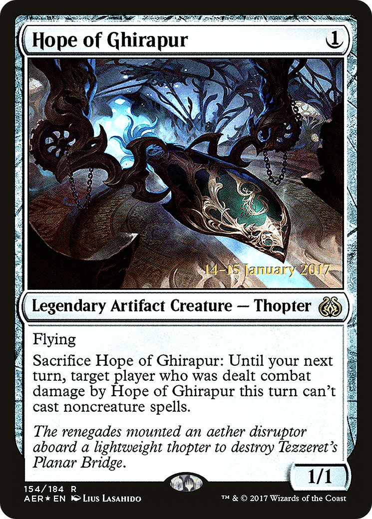 Hope of Ghirapur (PRE-154S) [Aether Revolt Promos] Foil
