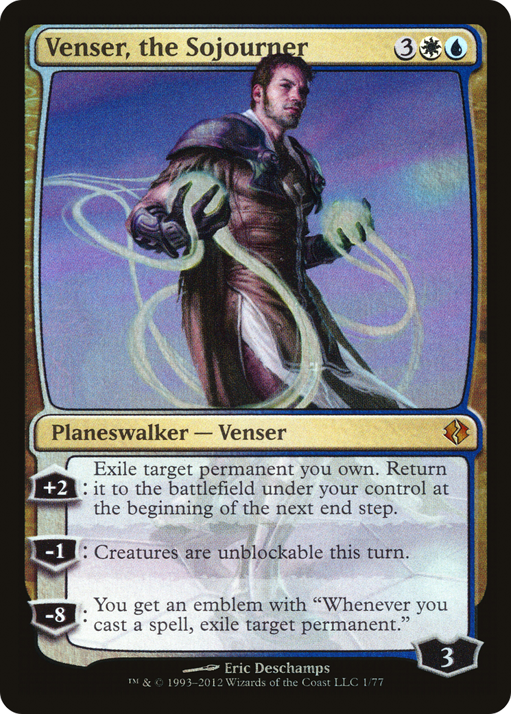 Venser, the Sojourner (DDI-001) [Duel Decks: Venser vs. Koth] Foil