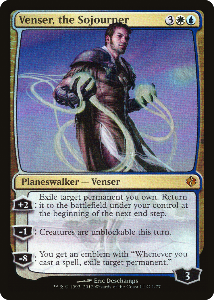 Venser, the Sojourner (DDI-001) [Duel Decks: Venser vs. Koth] Foil