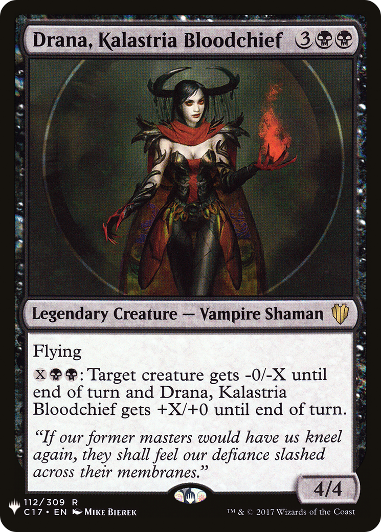 Drana, Kalastria Bloodchief (LIST-C17-112) [The List]