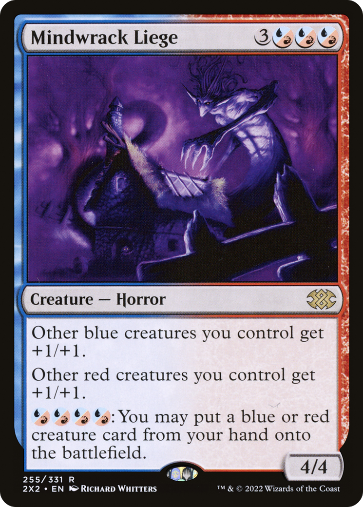 Mindwrack Liege (2X2-255) [Double Masters 2022] Foil