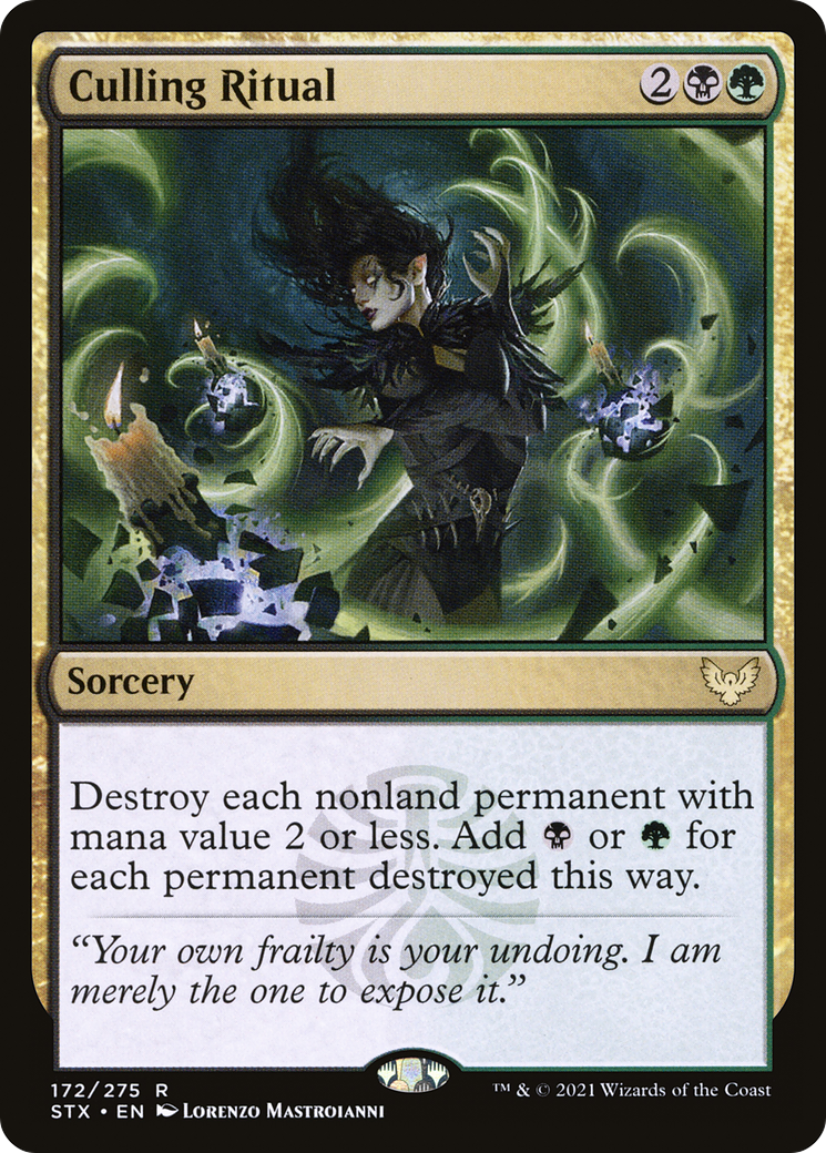 Culling Ritual (STX-172) [Strixhaven: School of Mages]