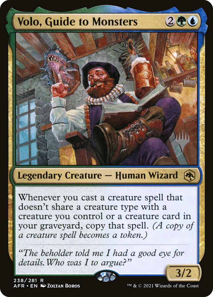 Volo, Guide to Monsters (PPAFR-238P) [Promo Pack: Adventures in the Forgotten Realms Promos]