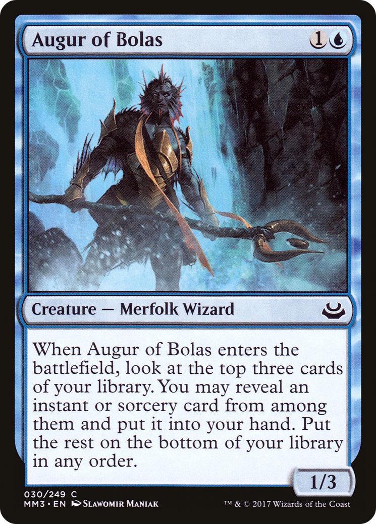 Augur of Bolas (MM3-030) [Modern Masters 2017] Foil