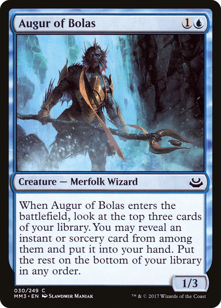 Augur of Bolas (MM3-030) [Modern Masters 2017]