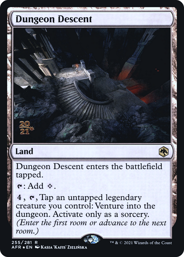 Dungeon Descent (PRE-255S) [Adventures in the Forgotten Realms Promos] Foil