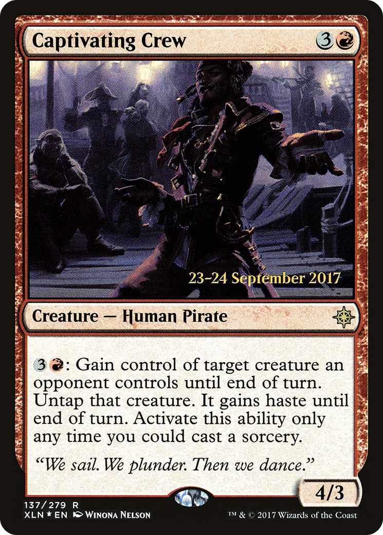 Captivating Crew (PRE-137S) [Ixalan Promos] Foil