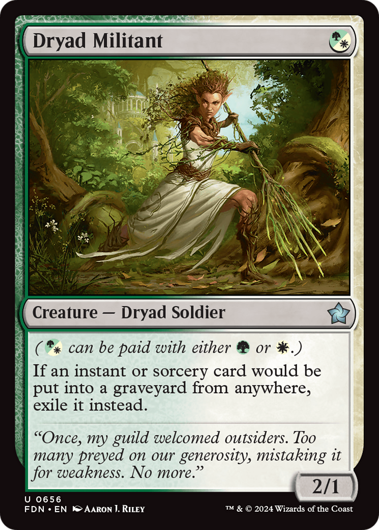 Dryad Militant (FDN-656) [Foundations]