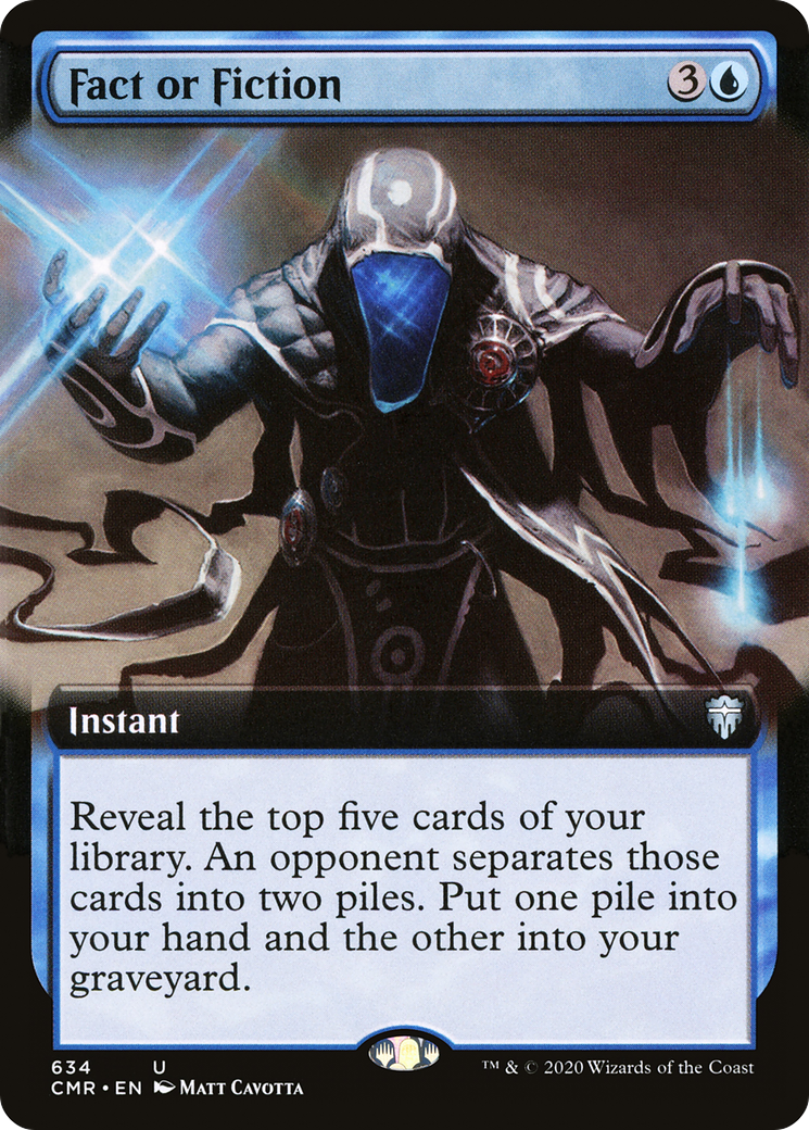 Fact or Fiction (Extended Art) (CMR-634) [Commander Legends]