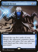 Fact or Fiction (CMR-634) [Commander Legends]: (Extended Art)