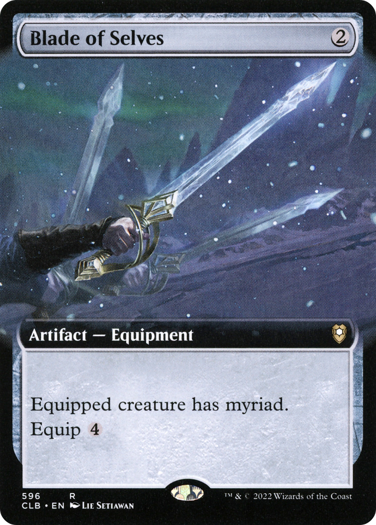 Blade of Selves (Extended Art) (CLB-596) [Commander Legends: Battle for Baldur's Gate]