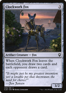 Clockwork Fox (CLB-308) [Commander Legends: Battle for Baldur's Gate]