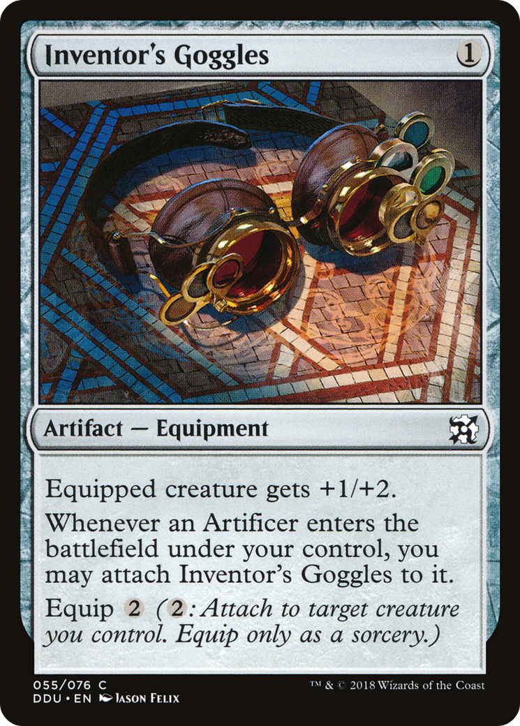 Inventor's Goggles (DDU-055) [Duel Decks: Elves vs. Inventors]