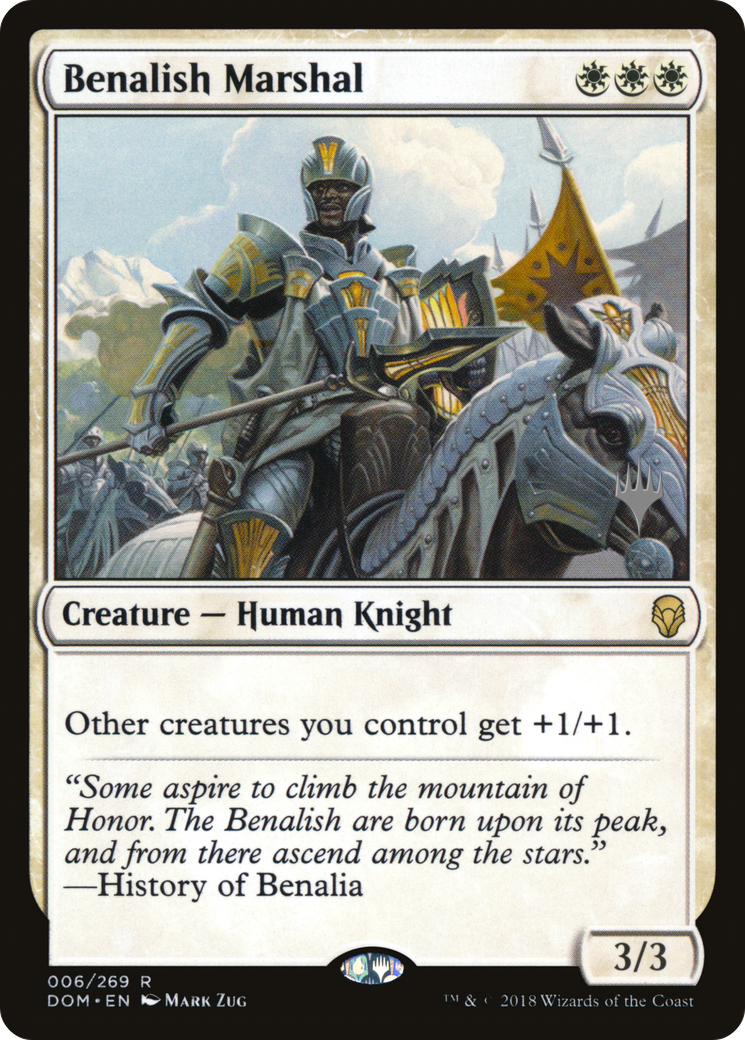 Benalish Marshal (PPM20-06P) [Dominaria Promos]