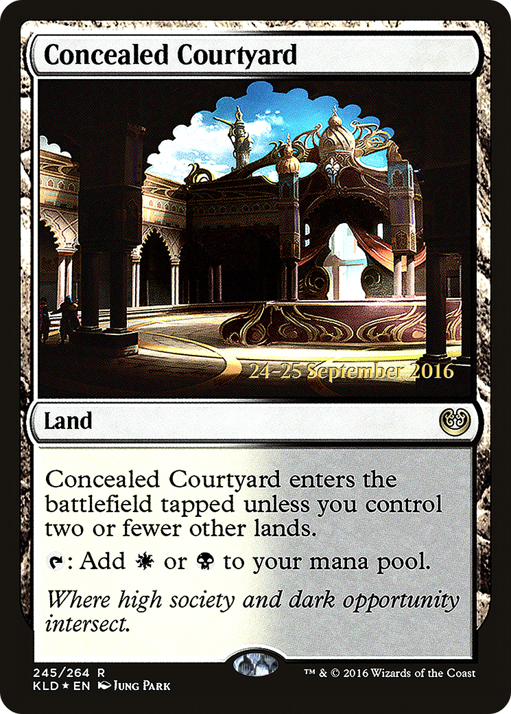 Concealed Courtyard (PRE-245S) [Kaladesh Promos] Foil