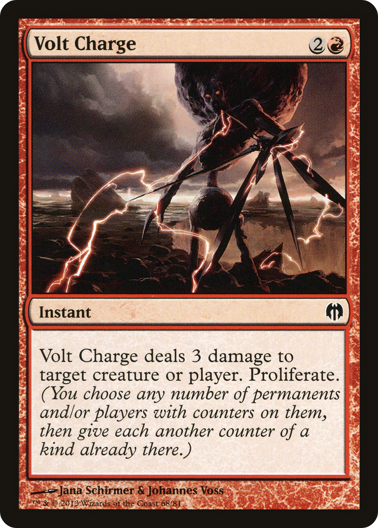Volt Charge (DDL-068) [Duel Decks: Heroes vs. Monsters]