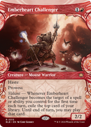 Emberheart Challenger (BLB-315) [Bloomburrow]: (Showcase) (Borderless)