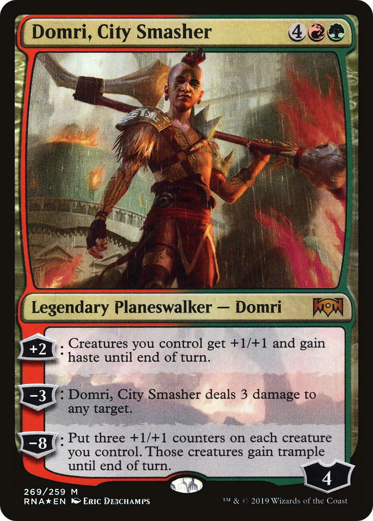 Domri, City Smasher (RNA-269) [Ravnica Allegiance] Foil