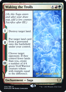 Waking the Trolls (PRE-234S) [Kaldheim Promos] Foil