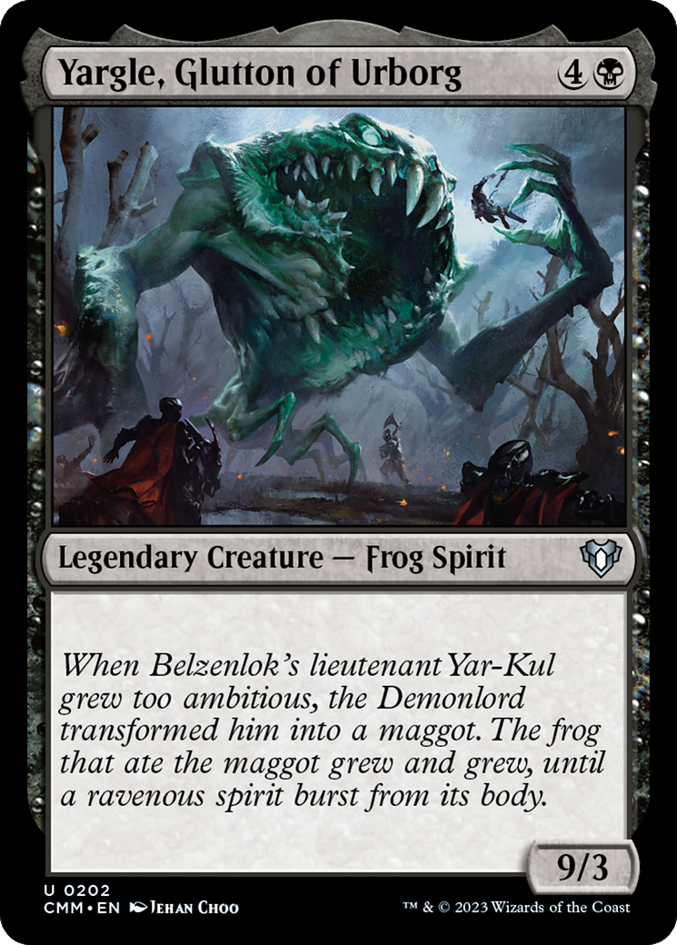 Yargle, Glutton of Urborg (CMM-202) [Commander Masters] Foil