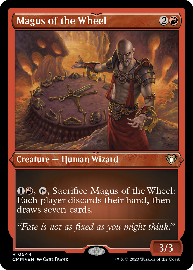 Magus of the Wheel (CMM-544) [Commander Masters] Etched Foil