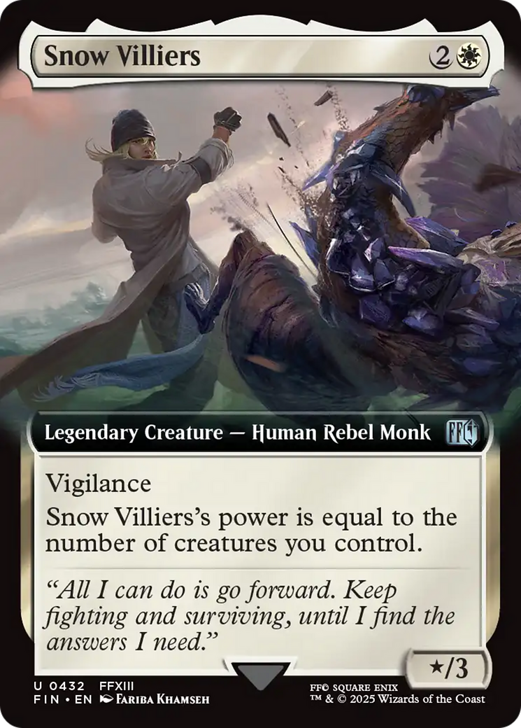 Snow Villiers (Extended Art) (FIN-432) [FINAL FANTASY]: (Extended Art)