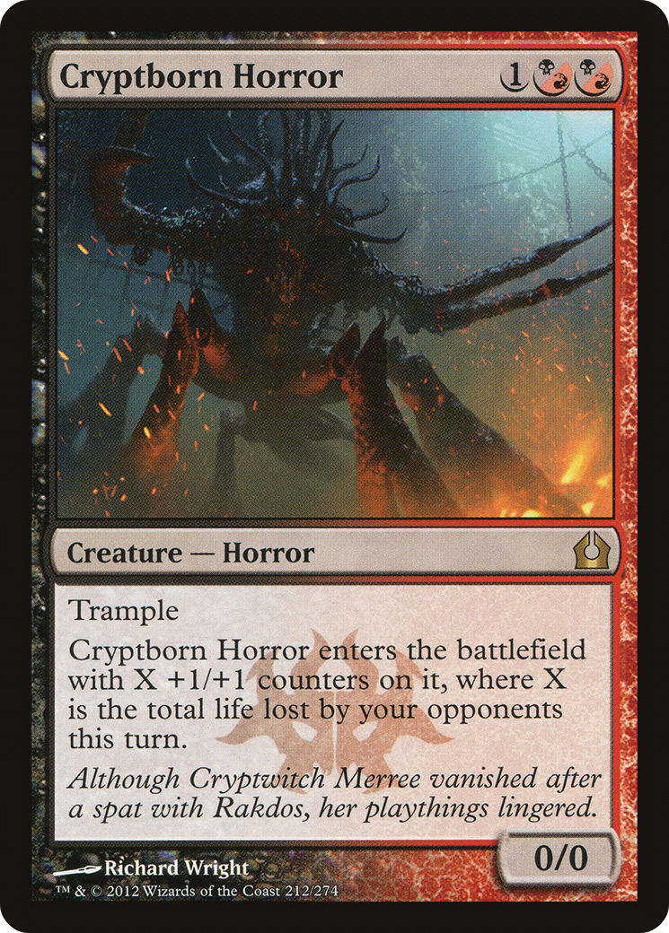 Cryptborn Horror (RTR-212) [Return to Ravnica] Foil