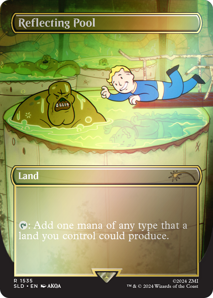 Reflecting Pool (SLD-1535★) [Secret Lair Drop] (Borderless) Foil